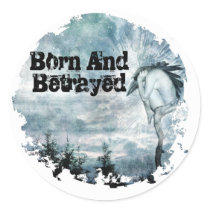 Distressed Round Stickers - Customised