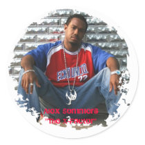 Distressed Round Stickers - Customised