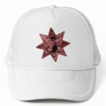 Distressed Screaming Black Cat - Red hats