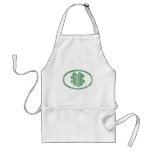 Distressed Shamrock aprons