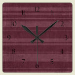 Distressed Stripe Pattern Wall Clock wall clocks