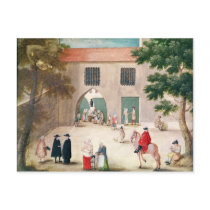 Distributing Alms to the Poor Postcards