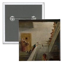 Distributing Milk at St. Lazare Prison, 1794 Button