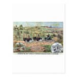 Distributing Ship Cargo of Standard Buggies Post Card