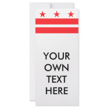 DISTRICT OF COLUMBIA CUSTOM RACK CARD