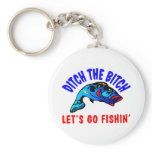 Ditch Bitch Fishing keychains