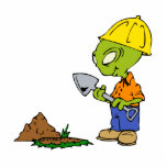 Ditch Digger Alien photo sculptures