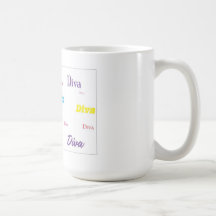 Diva coffee mug
