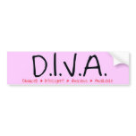 DIVA Divorced Woman bumper stickers