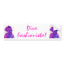 Diva Fashionista In Blue Bumper Stickers