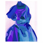 Diva Fashionista In Blue I Acrylic Cut Outs