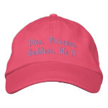 Diva, Princess, Goddess, Me !!! embroidered hats