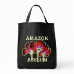 DIVA SHOPPING TOTE BLK CANVAS BAGS