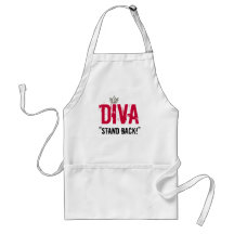 DIVA  - "Stand Back!"  Apron