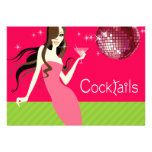Divalicious Cocktail Party Personalised Invitations