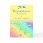 Diva's Congratulations-New Grandson Greeting Card