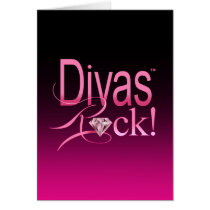 divas+rule gem+gemstone+sparkle+diamond+sparkling greeting cards