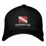Dive Flag cap -  DIVEMASTER embroidered hats