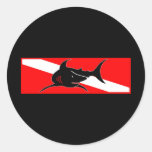 Dive Flag Collection Round Sticker