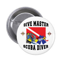 Dive Master SCUBA Diver Buttons