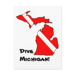 Dive Michigan Postcard
