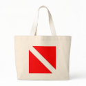 Diver Down Flag design bags