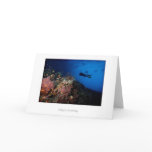 Diver on a Reef Birthday Card