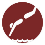 Diver Sticker
