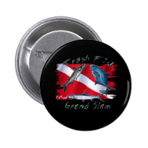 Divers Den Flag Collection Pinback Button