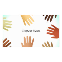 Diverse Hands, Company Name Business Card