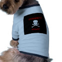 diversity kills skull and crossbones pet clothing