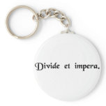 Divide and conquer. keychains