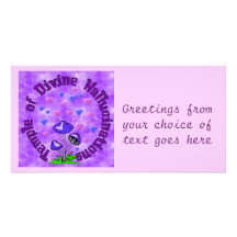 Divine Hallucination Temple Photo Card Template
