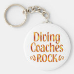 Diving Coaches Rock Keychains