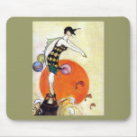 Diving Flapper Girl Mousepads