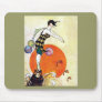 Diving Flapper Girl Mousepads