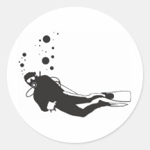 Diving Stickers