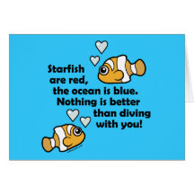 Diving With You Greeting Cards