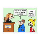 divorce court flirting free dinner postcards