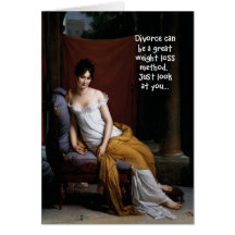 Divorce Diet Greeting Cards