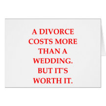 divorce greeting card