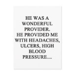 divorce joke for women post cards