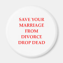 DIVORCE REFRIGERATOR MAGNET