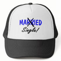 Divorced Single Blue Mesh Hat