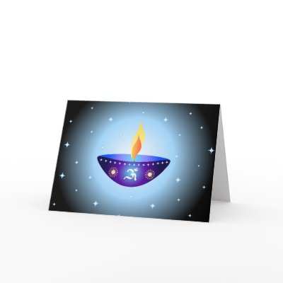 Diwali lamp - Card by cycreation