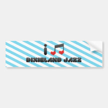 Dixieland Jazz fan Bumper Stickers