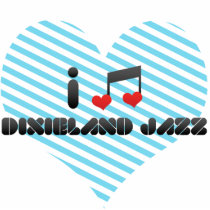 Dixieland Jazz fan Acrylic Cut Outs