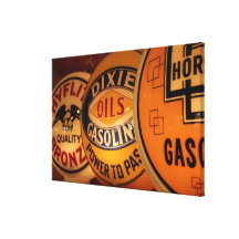 Dixon, New Mexico, United States. Vintage Gallery Wrapped Canvas