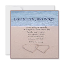 diy Beach Wedding Invitation