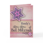 DIY Colourful Bat Mitzvah design Cards